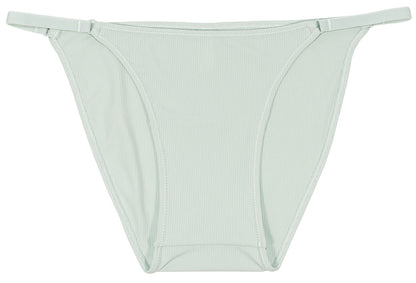 Rib Micro Bikini with Elastic Sides