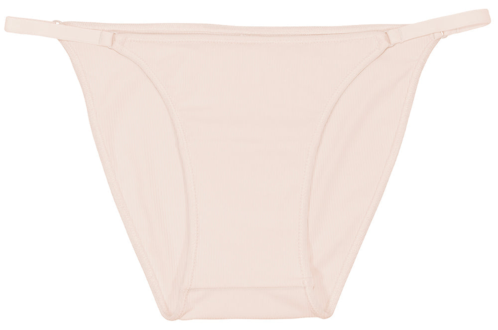 Rib Micro Bikini with Elastic Sides