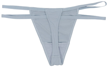 Soft Microfiber Thong with Double Elastic Sides