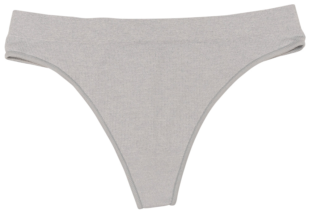 Seamless Ribbed Thong