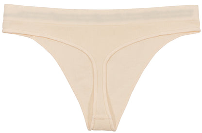 Seamless Ribbed Thong