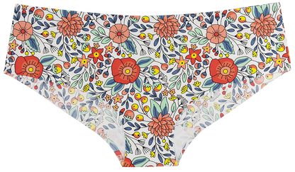 Stone Fruits Floral No Show Hipster