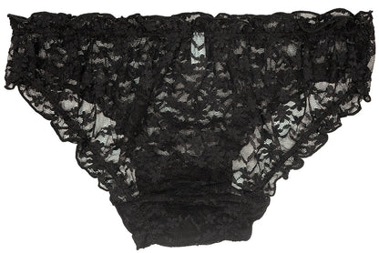 Black Lace Bikini with Ruffles