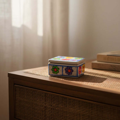 Guerrero Jewelry Box | Mexican Ceramic Earring Holder