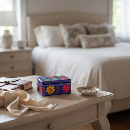 Guerrero Jewelry Box | Mexican Ceramic Earring Holder