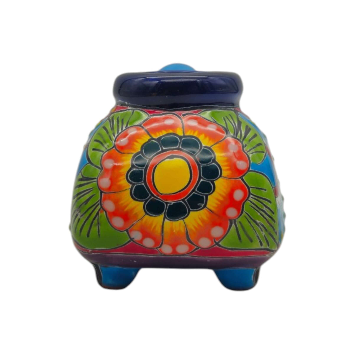 Tiny Talavera Scooter Planter | Mexican Art Decor