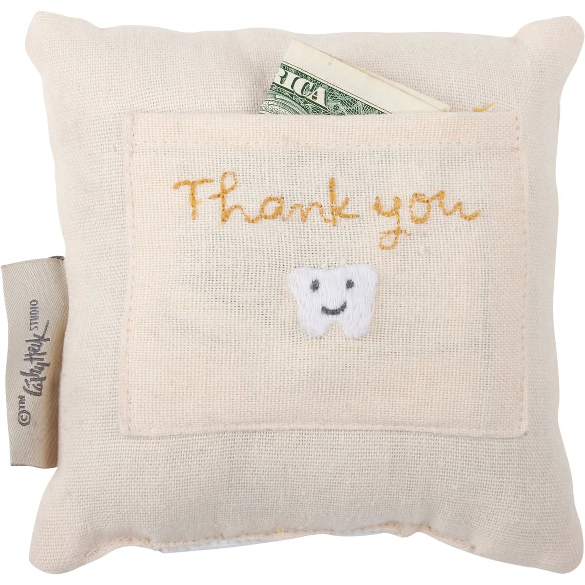 Honeybee "baBEE" Tooth Fairy Pillow by Primitives by Kathy