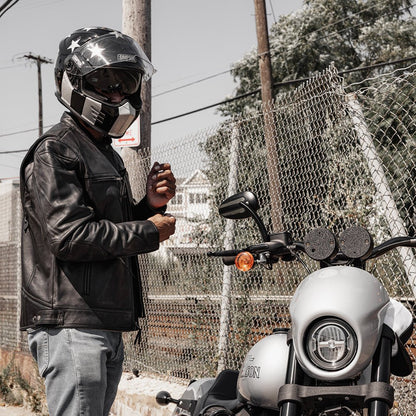 Top Performer Men's Motorcycle Leather Jacket