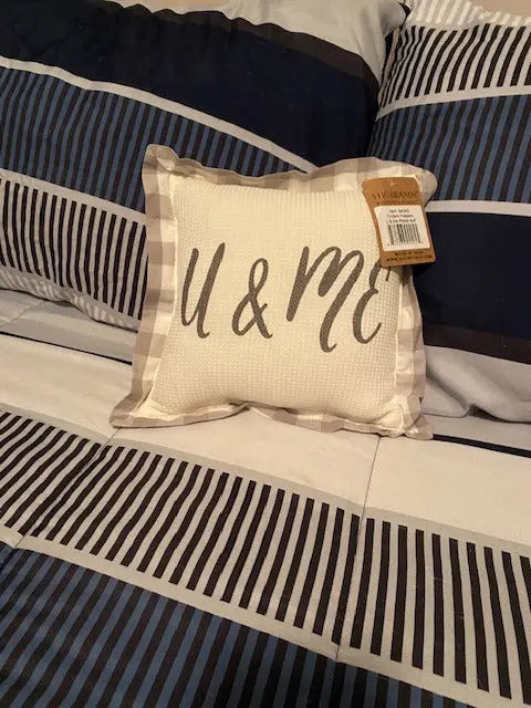 FINDERS KEEPERS U & ME PILLOW