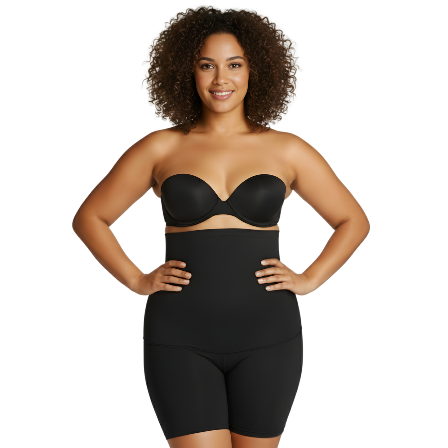 InstantFigure Hi-Waist Shorts Plus Size Shapewear WSH4171C