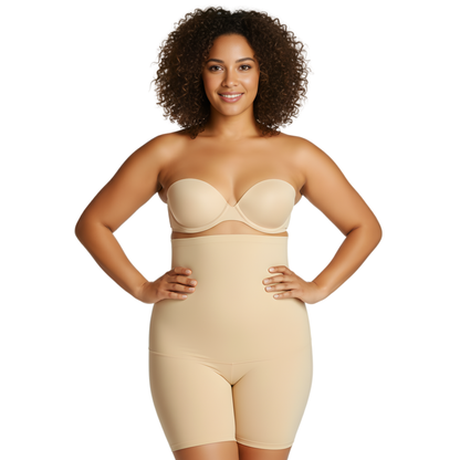 InstantFigure Hi-Waist Shorts Plus Size Shapewear WSH4171C